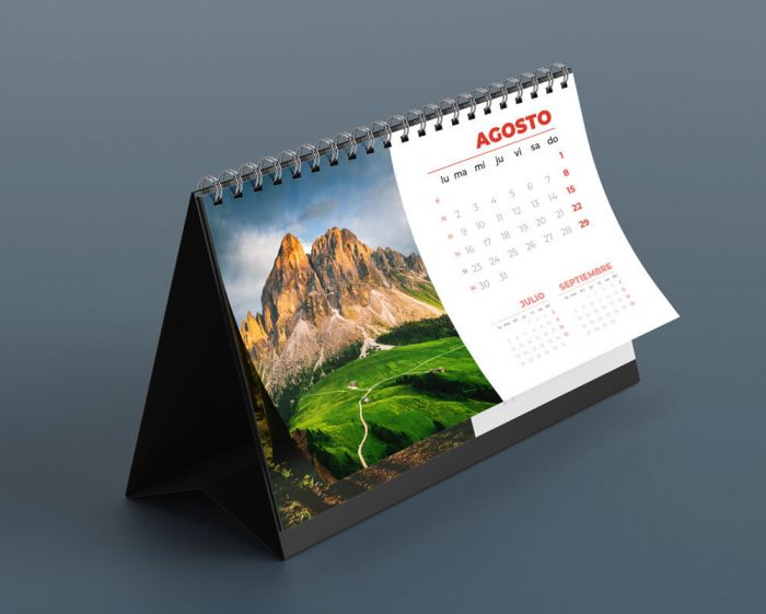 Calendarios de mesa personalizados