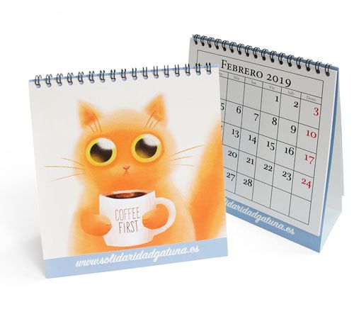 Calendarios de mesa personalizados
