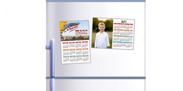 Calendario imán nevera