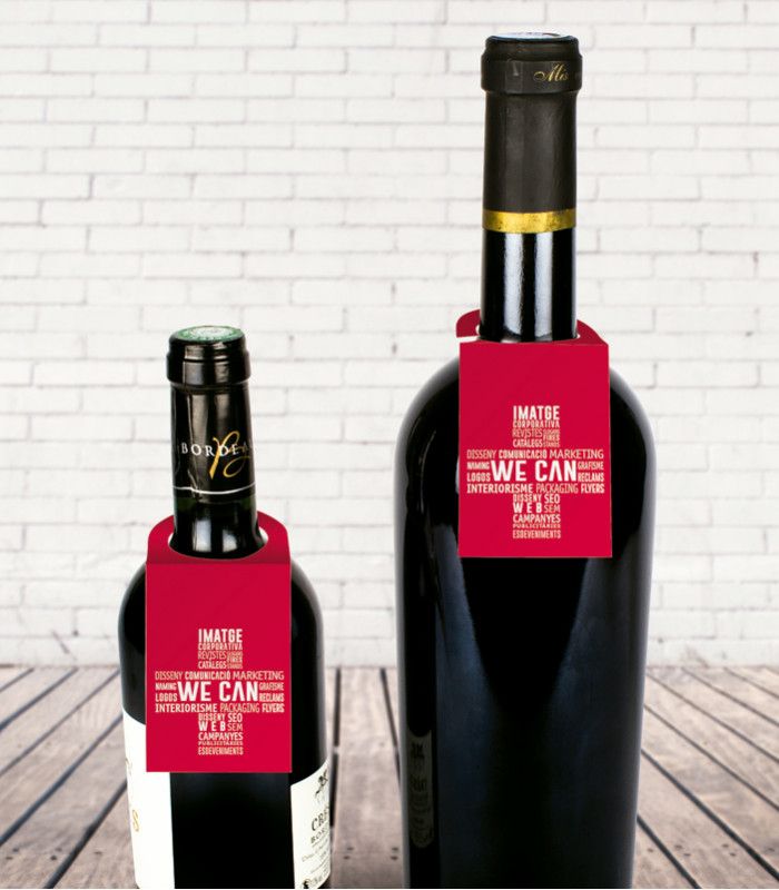 Collarín para botellas cuadrado