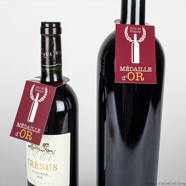 Collarín para botellas cuadrado