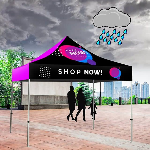 Reimpresión techo carpa impermeable 3 x 3 m.   4.5 x 3 m. Y 6 x 3 m.