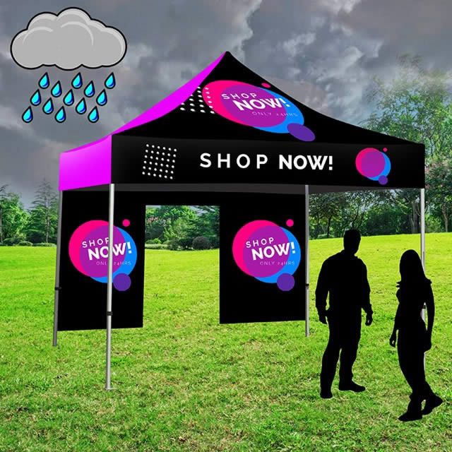 Pared carpa impermeable con puerta 3 m.