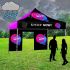 Pared carpa impermeable con puerta 3 m.