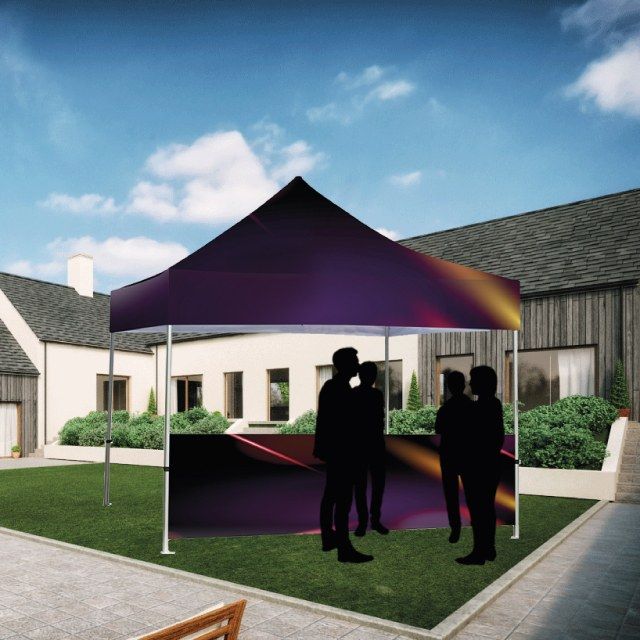 Pared mostrador carpa eco 3 x 1 m.