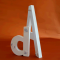LETRAS DE PVC SIN PINTAR