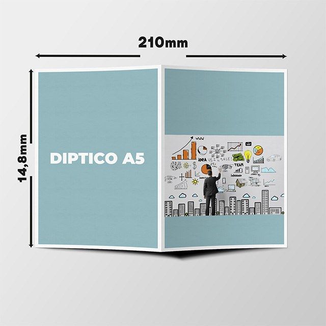 Imprimir dípticos A5