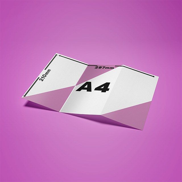 Imprimir trípticos A3, trípticos A4  y trípticos A5